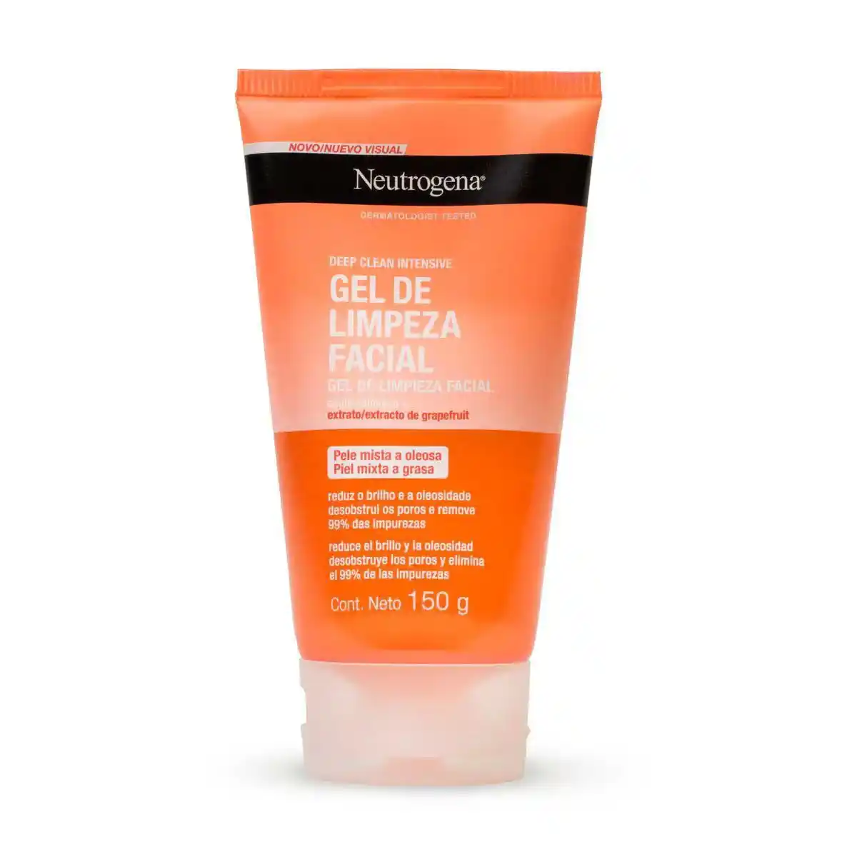 Neutrogena Deep Clean Grapefruit Sabonete Liquido Facial, imagem do produto